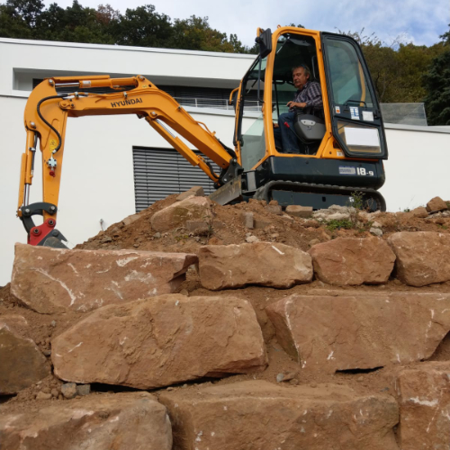 Hausbau-Spezi Minibagger